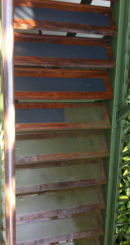 Jet Washed Stairs external